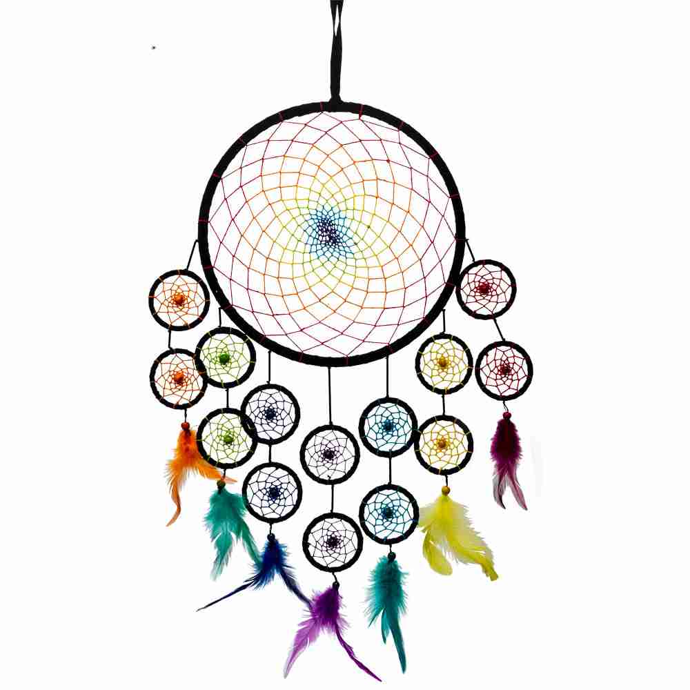 7 Chakra Double Row Dreamcatcher