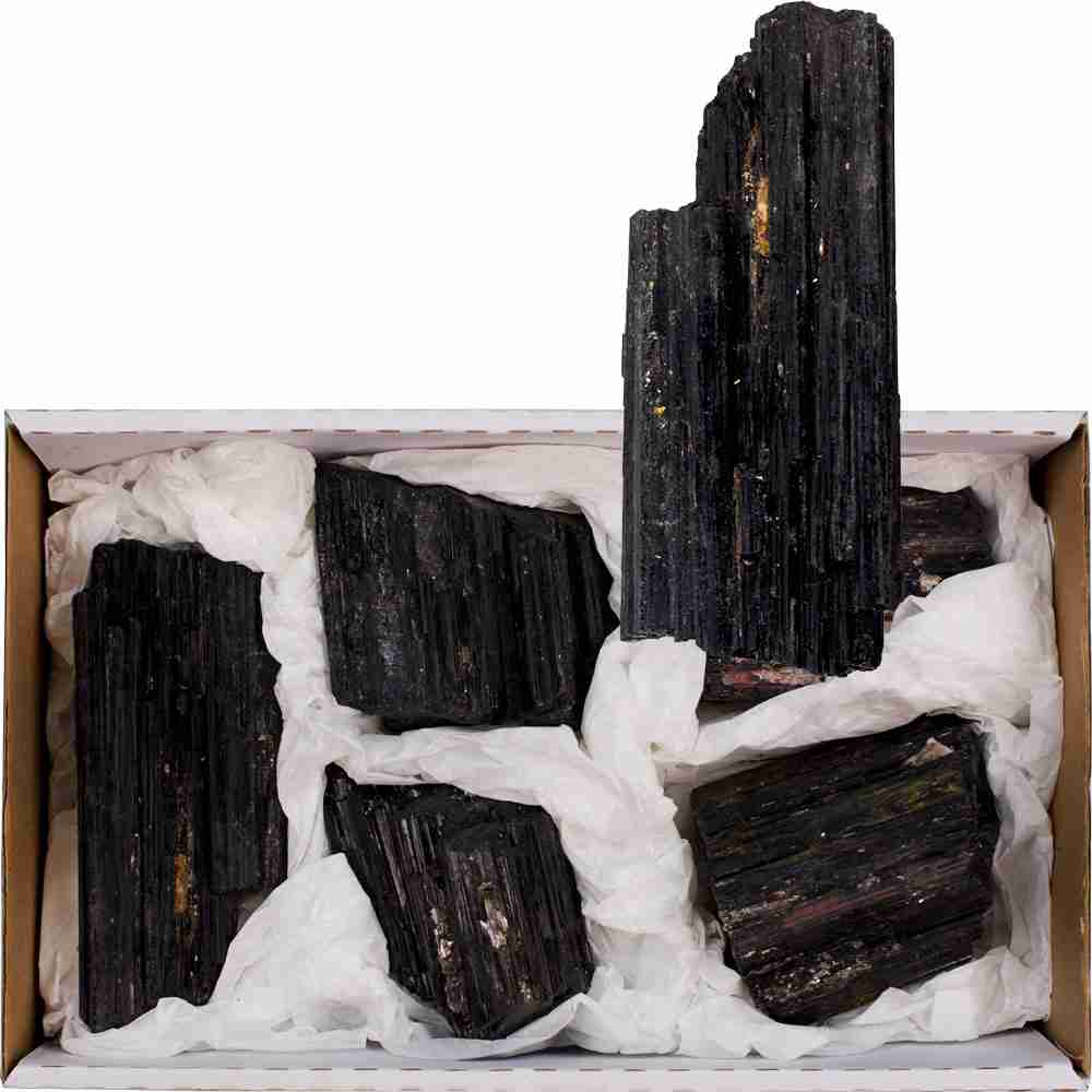 Black Tourmaline Crystal/Gemstone Flat Points Natural/Rough