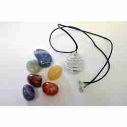 7 Chakra Gemstone Necklace Set
