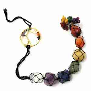 7 Chakra Tree of Life Crystal/Gemstone  Wall Hanging Decoration