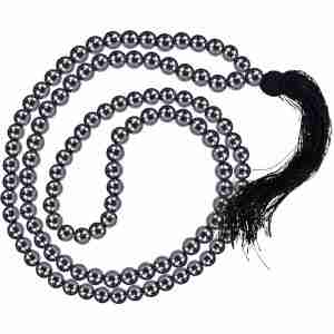 Hematite Mala Prayer Beads [108 - 8mm beads]