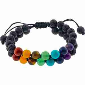 7 Chakra Double Adjustable Bracelet