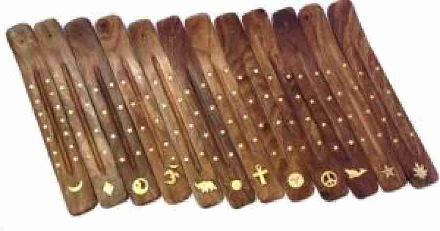 Brass Inlay Stick Incense Burner {Assorted}