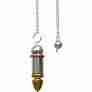 Chambered Pendulum Silver/Brass Bullet w/ Copper Energy Ring
