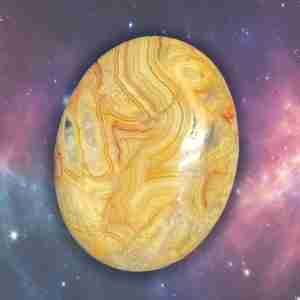 Crazy Lace Agate- Palm Stone, Small