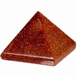 Goldstone Gemstone Pyramid