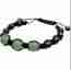 Green Aventurine & Magnetic Hematite Gemstone Adjustable Bracelet