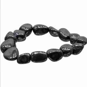 Hematite Tumbled Gemstone Bracelet