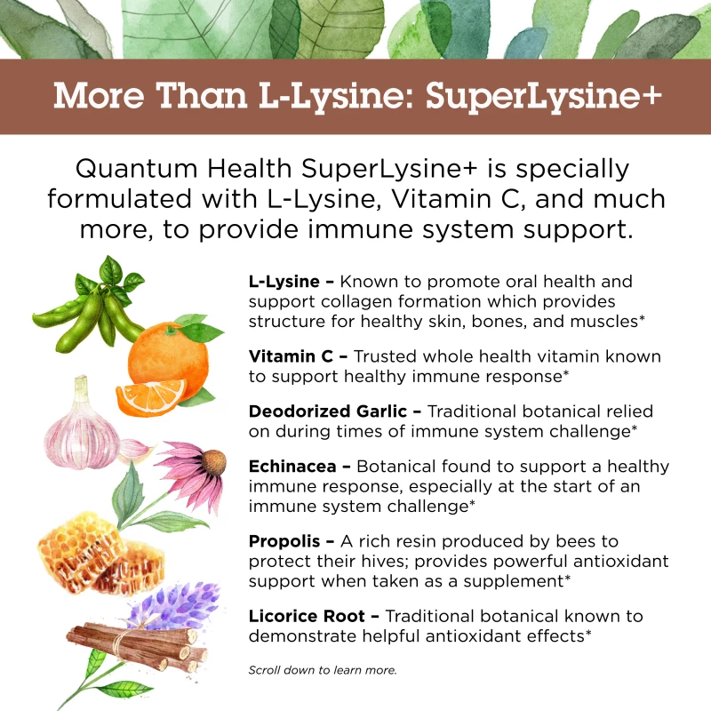SuperLysine+® Advanced Lysine Supplement (180 count) - Image 6
