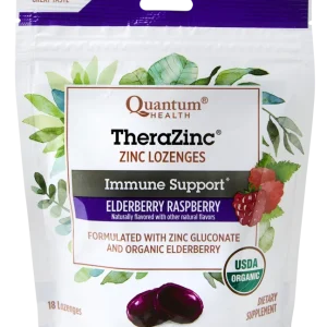 TheraZinc® Organic Elderberry Raspberry Lozenges