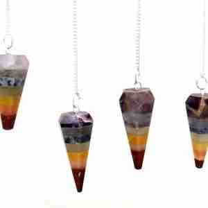 7 Chakra Bonded Pendulum