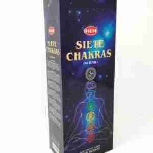 7 Chakra  Hem Incense Stick {Boxed 20 sticks}
