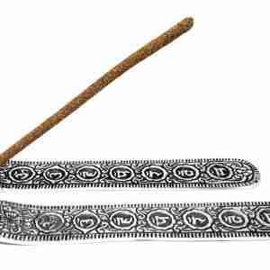 7 Chakra Incense Stick Burner, Aluminum